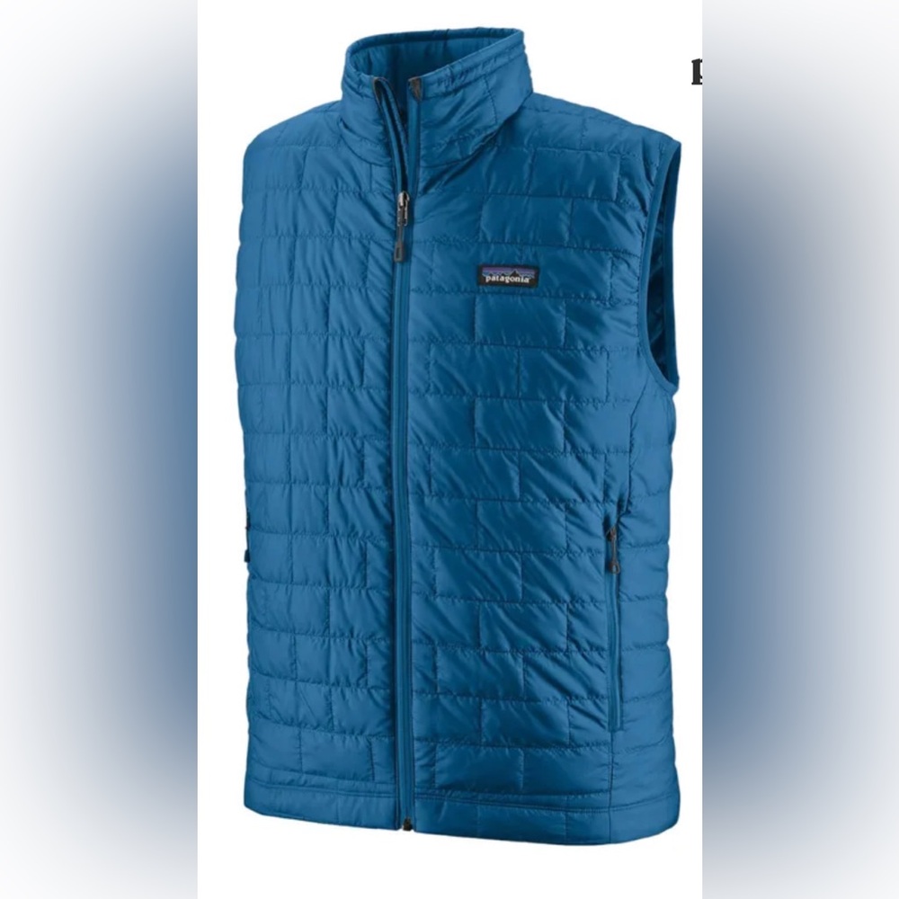 Men blue vest